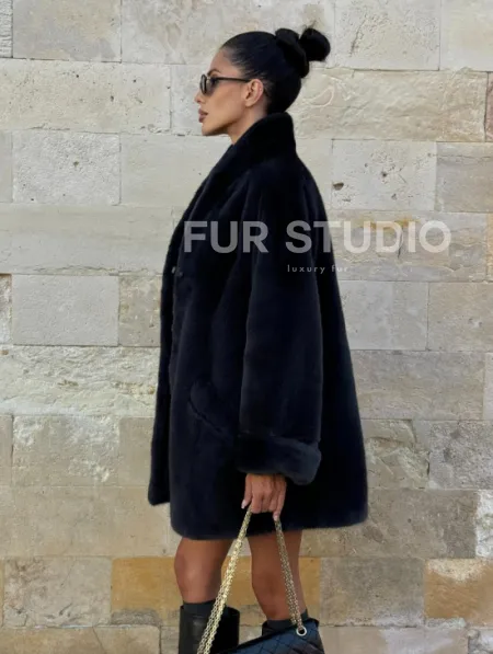 Шуба (жакет) из меха норки KOPENGAGEN FUR - фото 8