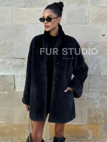 Шуба (жакет) из меха норки KOPENGAGEN FUR - фото 5