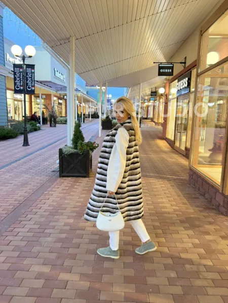 Жилет из меха орилага под шиншиллу - фото 4