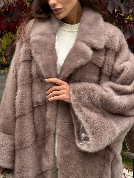 Норковая шуба (больших размеров) - фото 2