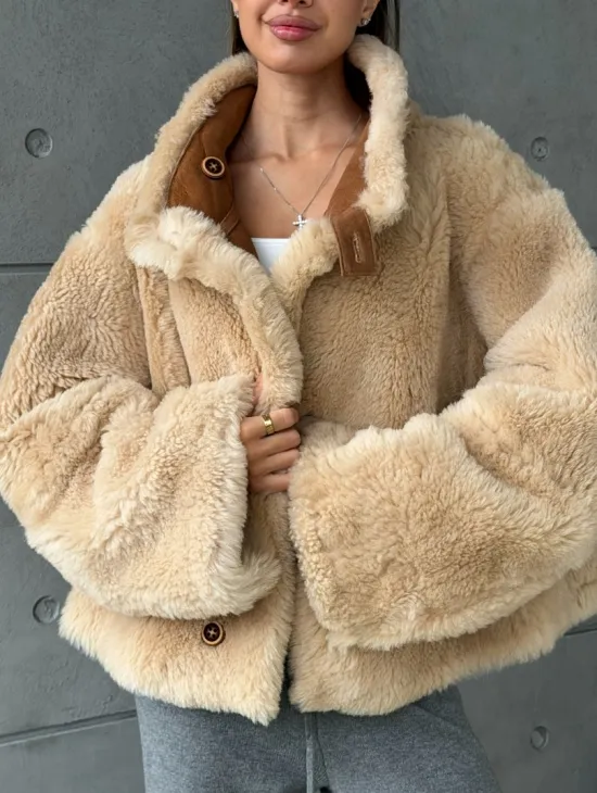 Дубленка - куртка двухсторонняя - фото 5