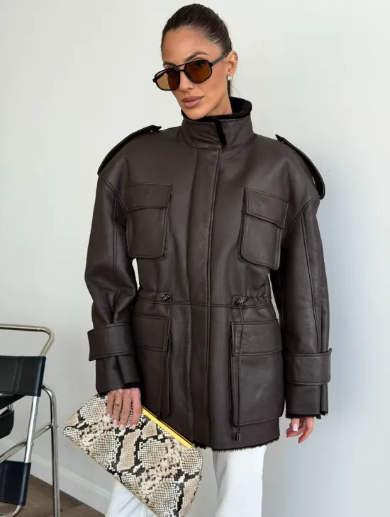 Молодёжная куртка - дублёнка - фото 0