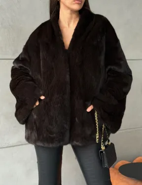 Полушубок норковый SAGA FURS - Winter 2026 - фото 2